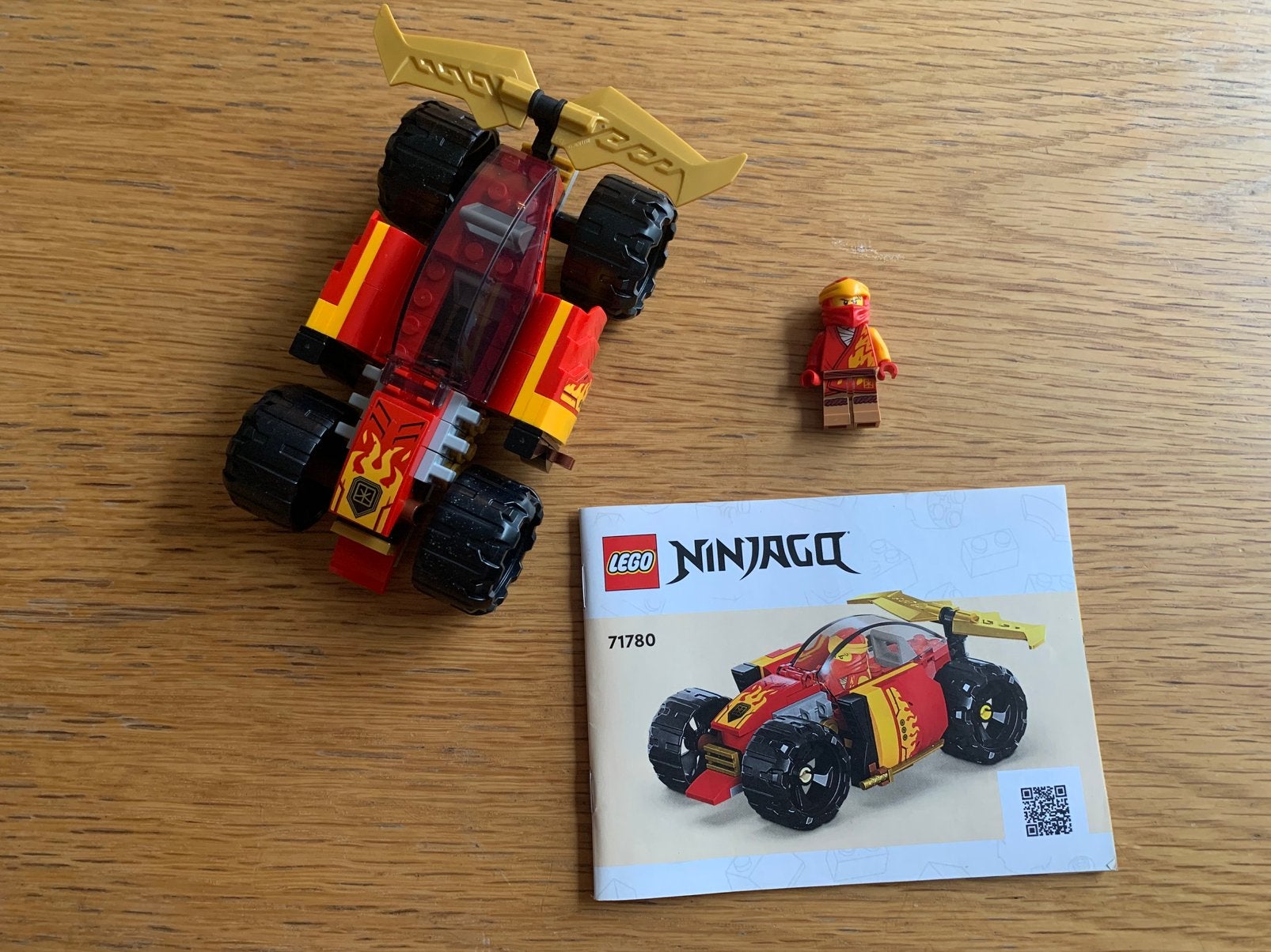 Lego Ninjago 71780 - Kai’s ninja racewagen, Lego, Ophalen of Verzenden, Zo goed als nieuw, Ninjago