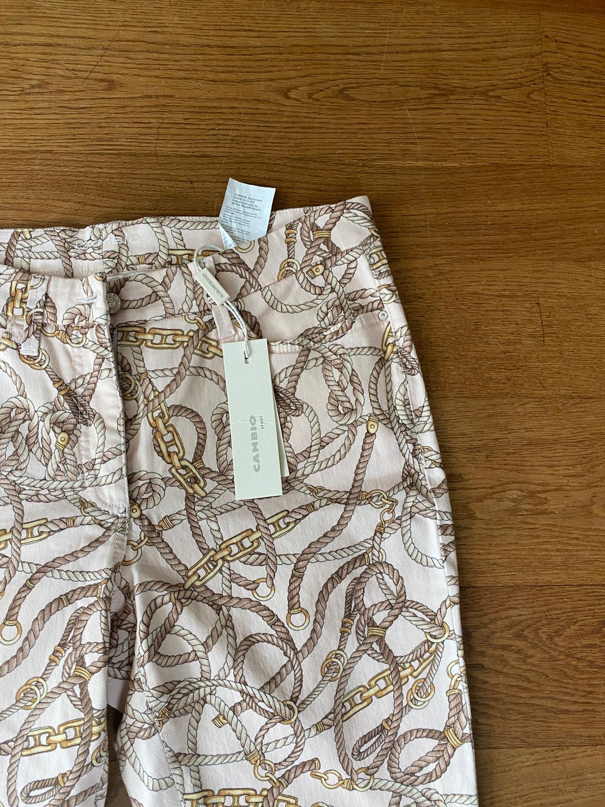 Nieuwe fleurige zomerbroek van Cambio met prijskaartje mt 42, Verzenden, Nieuw, Maat 42/44 (L), Lang