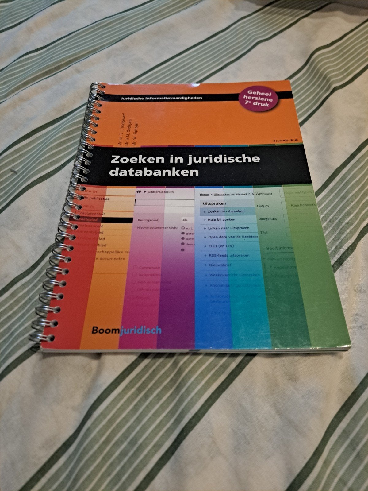 Juridische Informatievaardigheden: Zoeken in databanken, Boeken, Mc. dr. C.L. Hoogewerf, Mr. E.M. Oudejans, Mr. W. Riphagen, Zo goed als nieuw