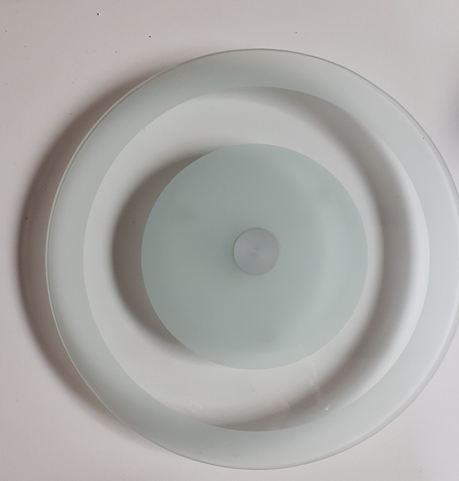 Draaiplateau glas voor keukenpotjes serveren hapjes, Ophalen, Glas, Snij-/serveerplank, Zo goed als nieuw