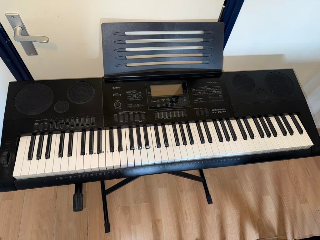 Casio WK-7600 keyboard, Ophalen, Casio, 61 toetsen, Zo goed als nieuw