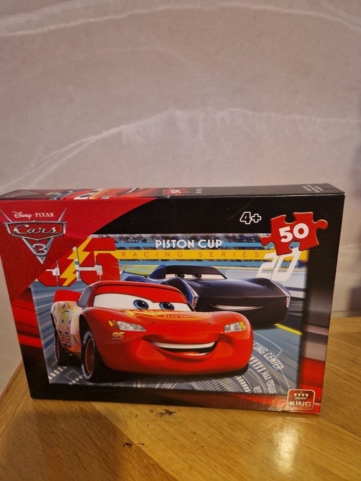 Disney Pixar Cars 3 Piston Cup Racing puzzel 50 stukje, Ophalen, 10 tot 50 stukjes, Gebruikt, 4 tot 6 jaar