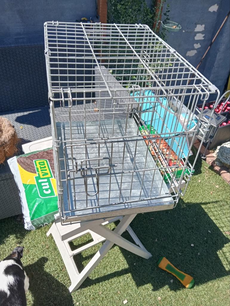 Te koop bench, Dieren en Toebehoren, Ophalen, Zo goed als nieuw, Minder dan 75 cm, Minder dan 65 cm
