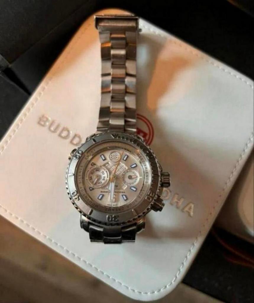 Buddha to Buddha Horloge, Sieraden, Tassen en Uiterlijk, Ophalen of Verzenden, Zo goed als nieuw, Staal, Overige merken