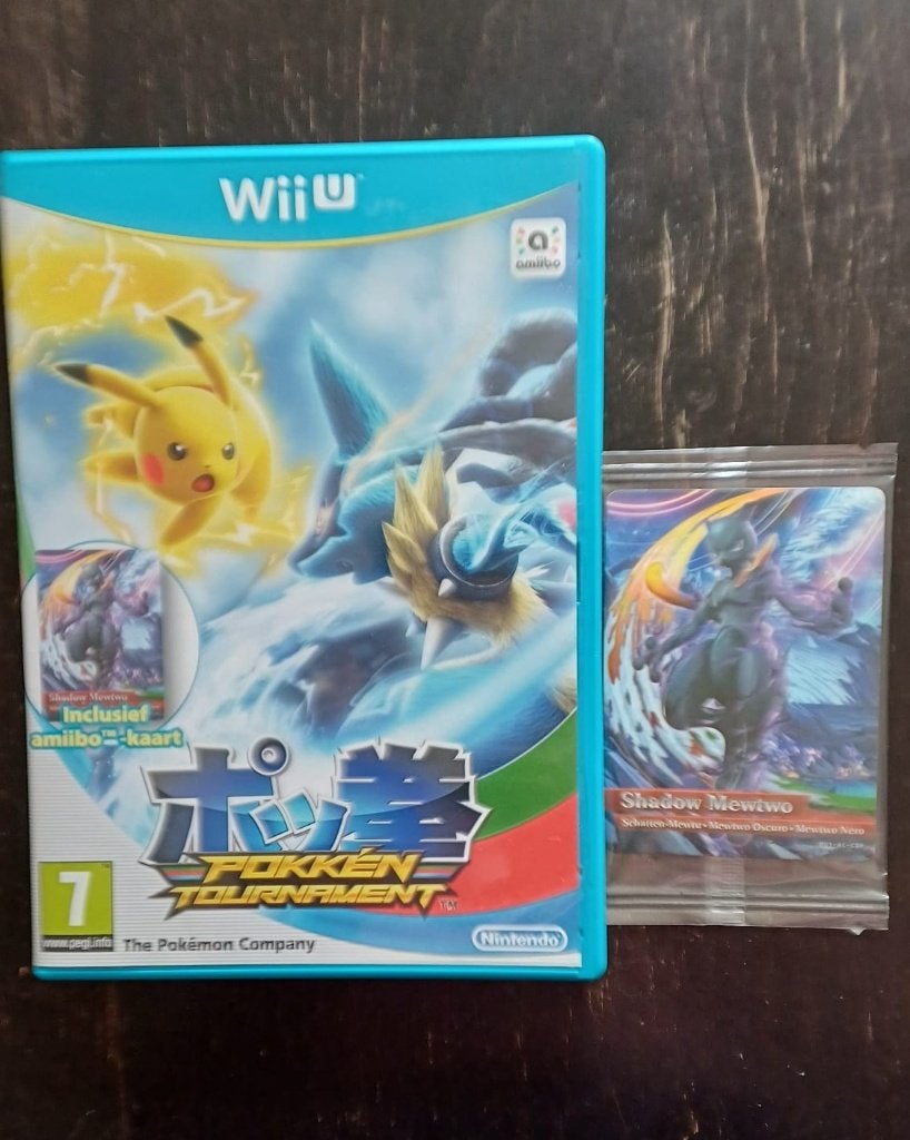Pokken Tournament + Shadow Mewtwo Amiibo Kaart new in seal!, Avontuur en Actie, 1 speler, Nieuw, Eén computer