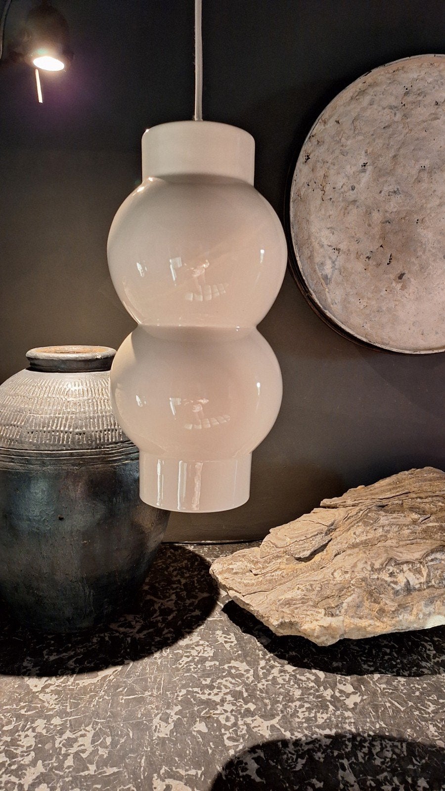Design Lamp Creme Zgan, Ophalen of Verzenden