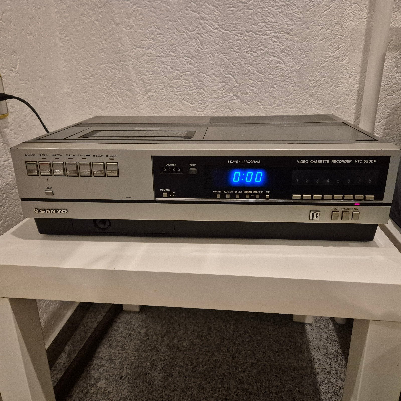Oude Sanyo betamax videorecorder., Audio, Tv en Foto, Videospelers, Ophalen