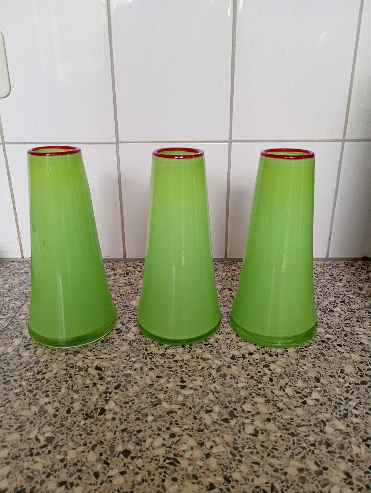 Villeroy & Boch Numa Vaas Medium - Juicy Lime (groen/rood), Ophalen of Verzenden