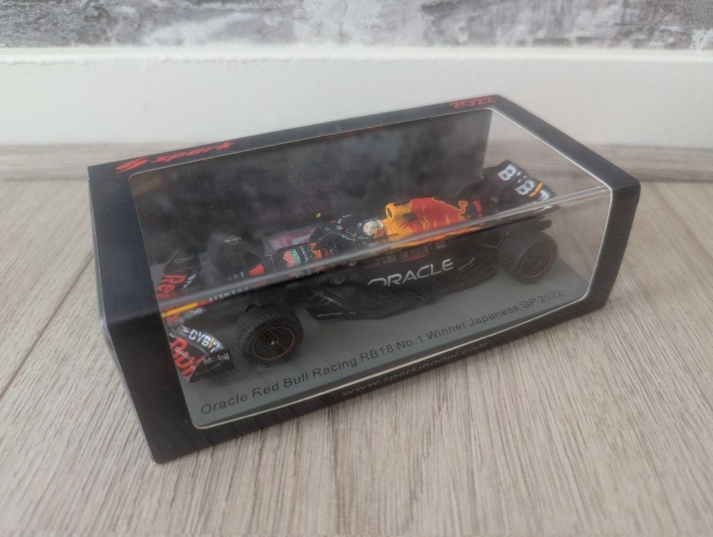 Max Verstappen: Japanese GP 2022 - Spark S8551, Ophalen of Verzenden, Nieuw, Auto, Overige merken