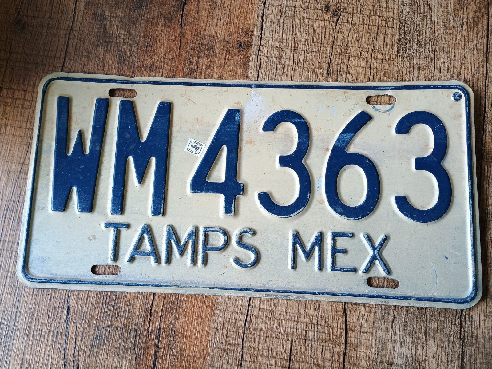 Oud nummerbord ( nr.2) - Kentekenplaat, Ophalen of Verzenden, Gebruikt, Auto's