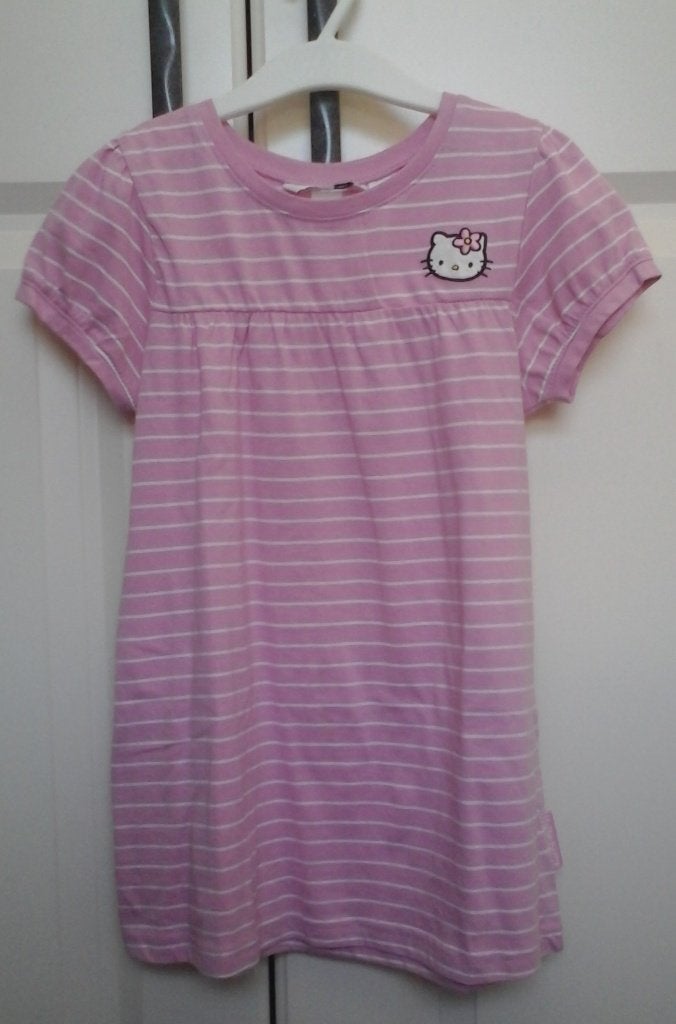 H&M roze tuniek Hello Kitty (maat 122 – 128), Ophalen, Meisje, H&M, Overhemd of Blouse