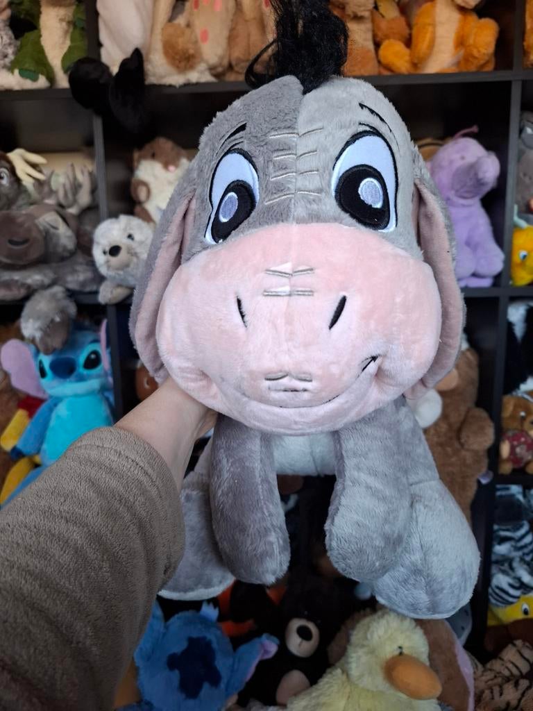 Eeyore knuffel - Winnie de Poeh, Disney, Verzenden, Overige typen, Grijs