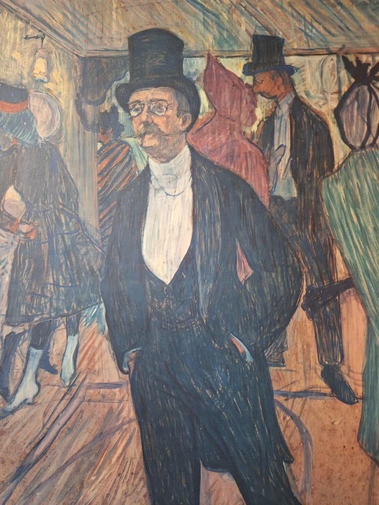 Lithografie van Toulouse-Lautrec: Monsieur Boileau, Antiek en Kunst, Kunst | Litho's en Zeefdrukken, Ophalen of Verzenden