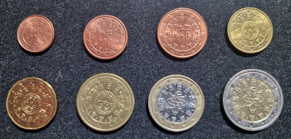 Munten Portugal, Ophalen of Verzenden, Portugal, Overige waardes, Setje
