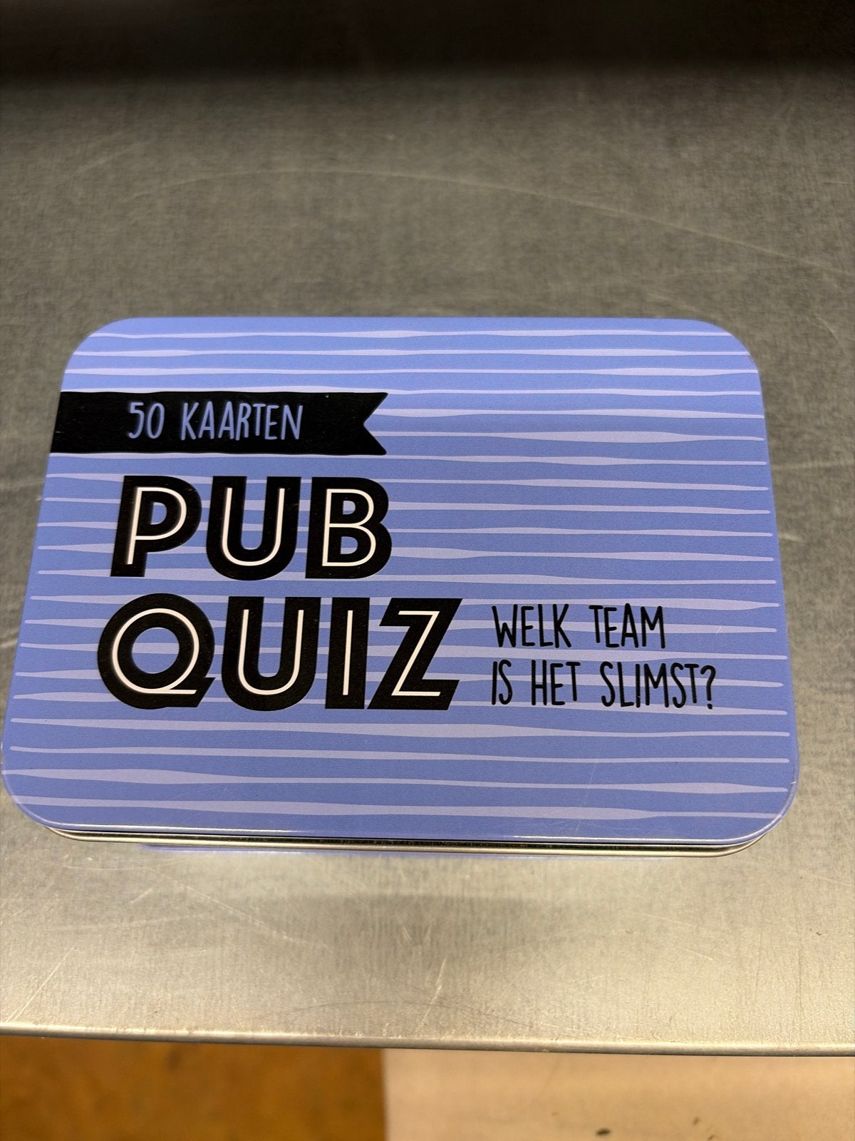 Pub Quiz Kaartspel - Welk team is het slimst?, Ophalen of Verzenden, Zo goed als nieuw, Overige typen