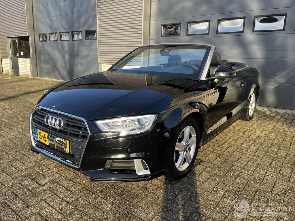 Audi A3 1.5i CABRIO / AUTOMAAT / LEER / NAVI / CRUISE, Automaat, 1498 cc, Cabriolet, Zwart