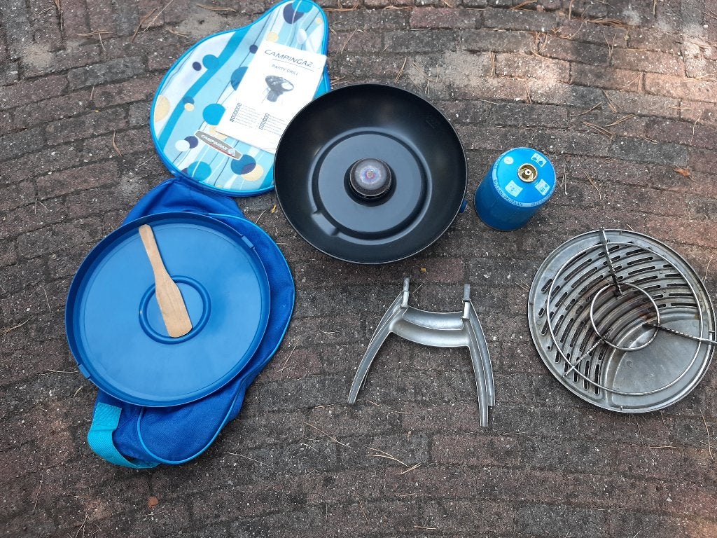 Campingaz grill met gasfles, Ophalen, Gebruikt