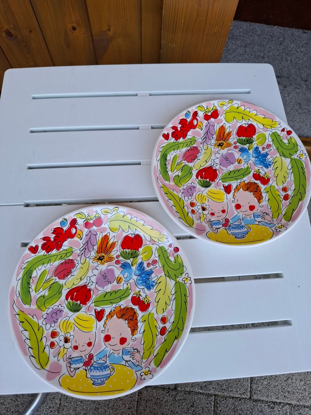 2 nieuwe blond ontbijtbordjes, Ophalen, Blond Amsterdam, Nieuw, Bord(en)