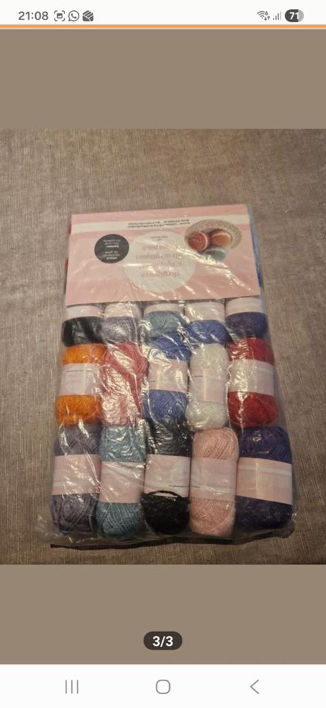 Garen pakket 20 bolletjes, Ophalen of Verzenden, Nieuw, Breien of Haken, Wol of Garen