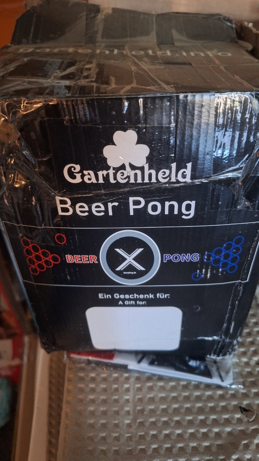 Gartenheld Beer Pong Set - Mat, Bekers (zonder bal), Ophalen of Verzenden, Zo goed als nieuw