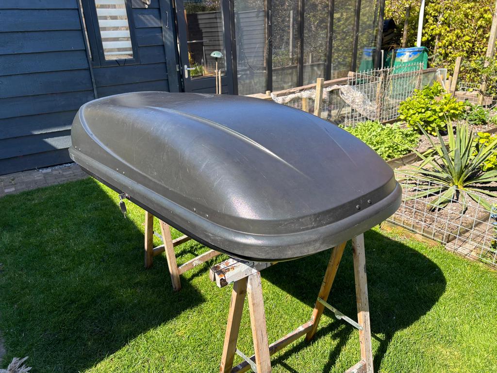Ruime Dakkoffer 536 Liter - Ideaal voor Vakantie/Wintersport, Auto diversen, Dakkoffers, Ophalen, Gebruikt