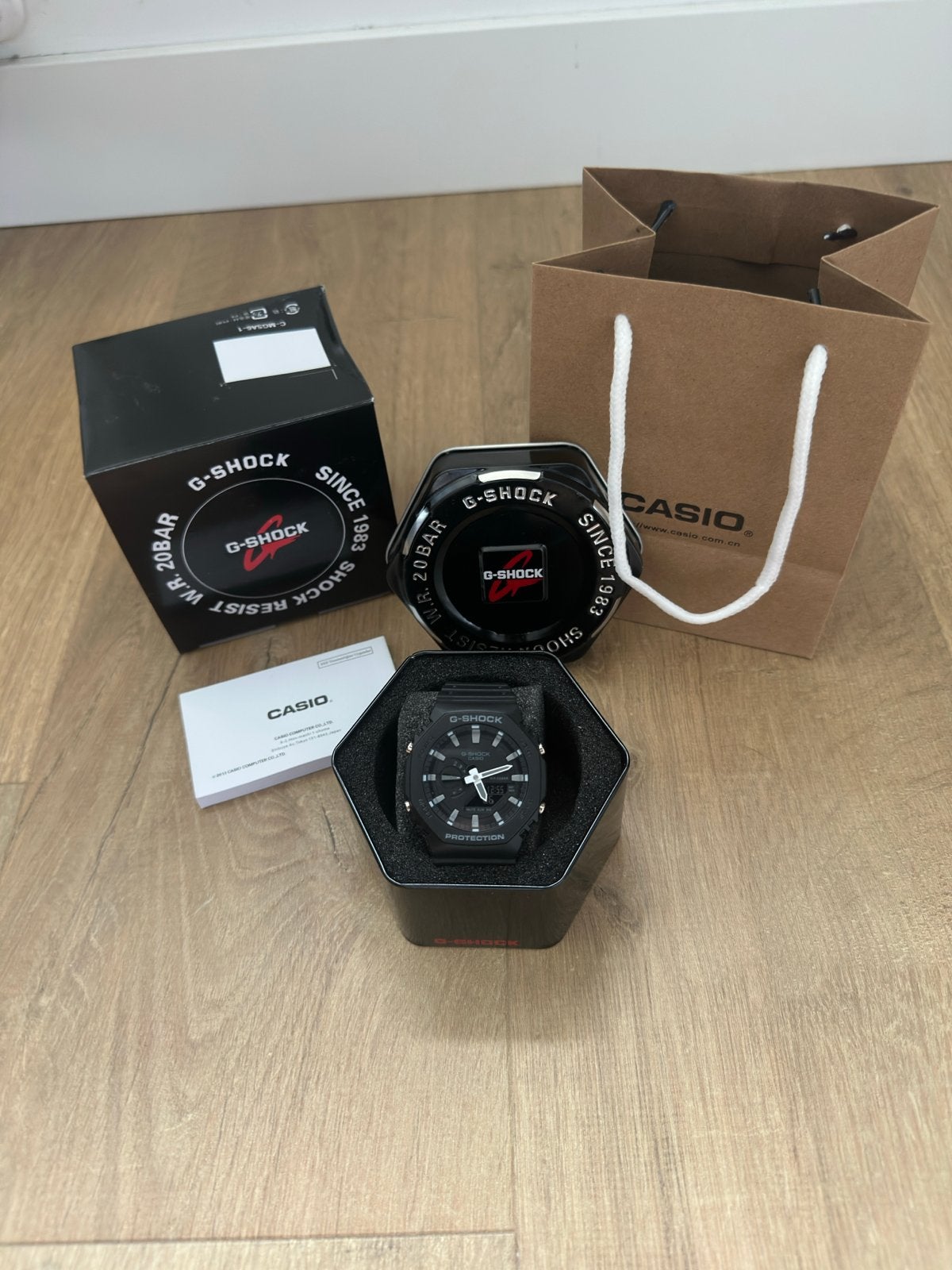 Nieuw Casio G-Shock GA-2100 Polshorloge - Zwart, Ophalen of Verzenden, Nieuw, Zwart, Android