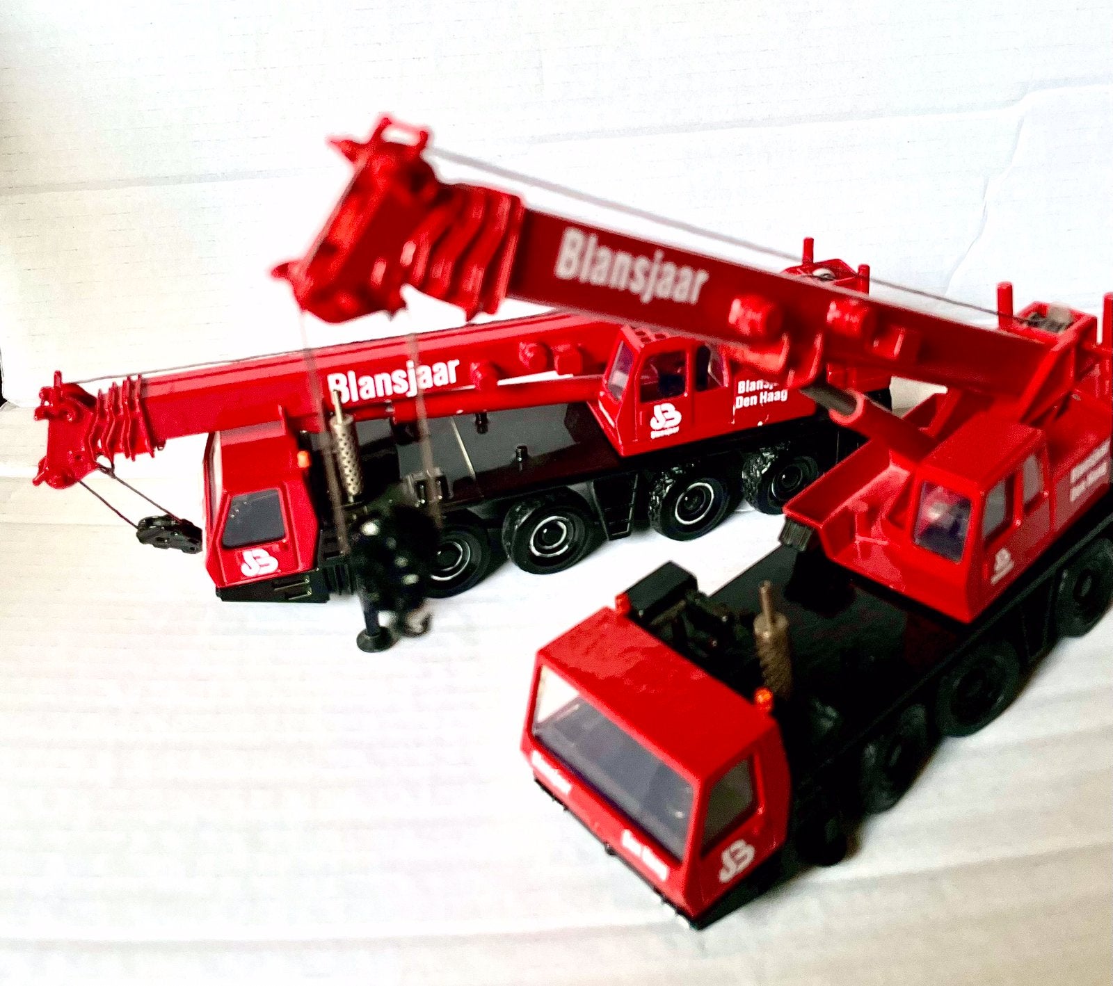 3 vitrine Blansjaar kraan modellen zonder originele doos, Ophalen of Verzenden, Zo goed als nieuw, Hijskraan, Tractor of Landbouw