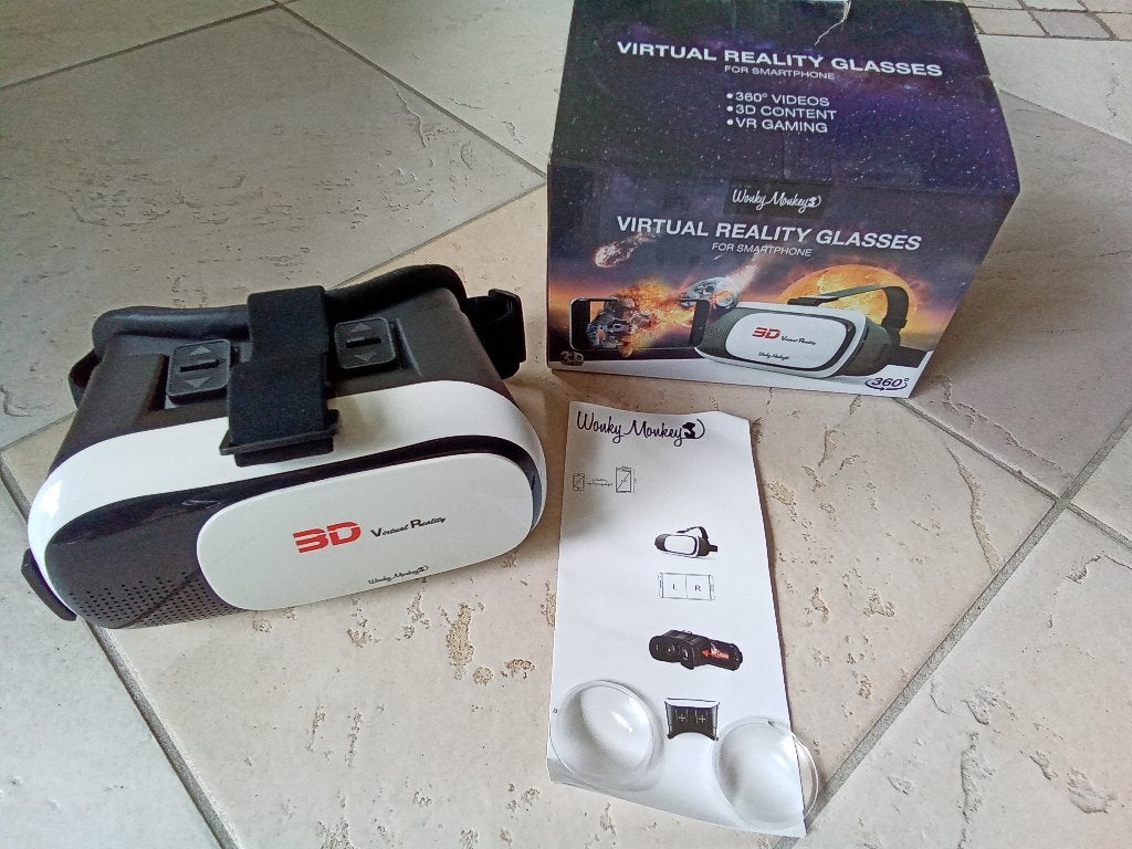 Virtual Reality Glasses voor smartphone, Ophalen of Verzenden, Zo goed als nieuw, VR-bril, Telefoon