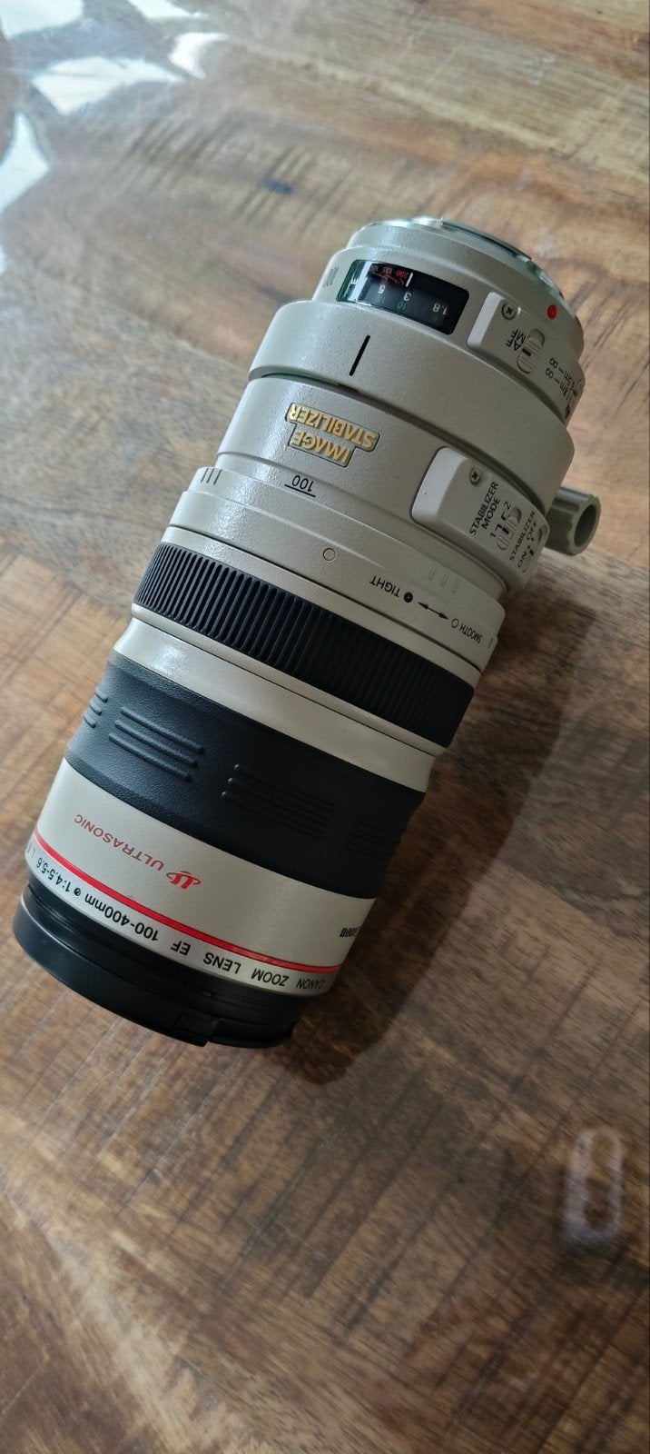 Canon EF 100-400mm f/4.5-5.6L IS USM Telelens, Ophalen, Canon, Telelens, Zo goed als nieuw