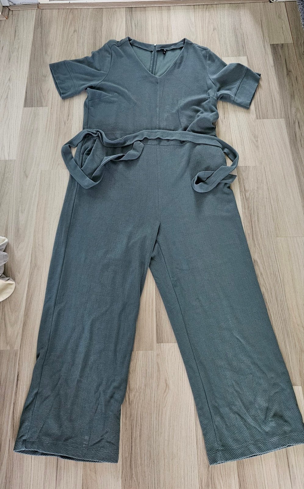 Hema jumpsuit groen met korte mouw XL, Kleding | Dames, Jumpsuits, Maat 46/48 (XL) of groter, Ophalen of Verzenden, Zo goed als nieuw