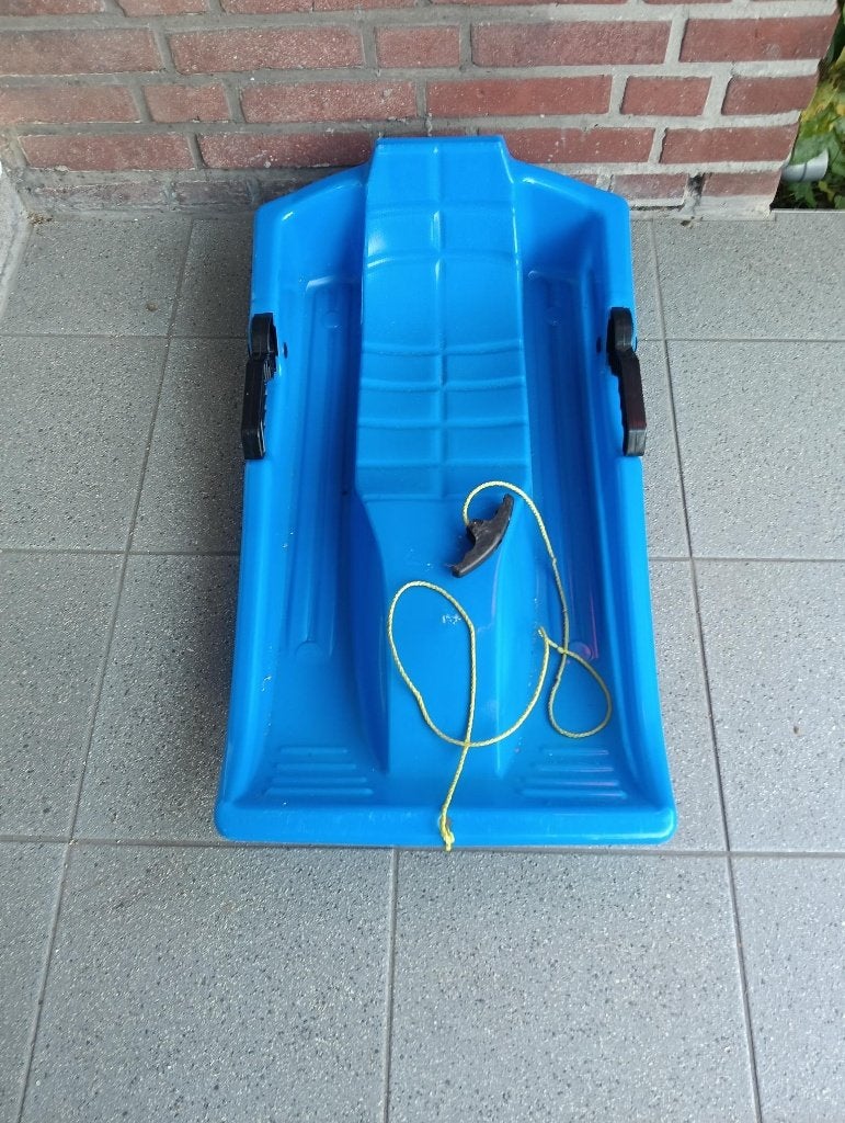Leuke Blauwe Plastic Slee, Ophalen, Gebruikt, Kunststof