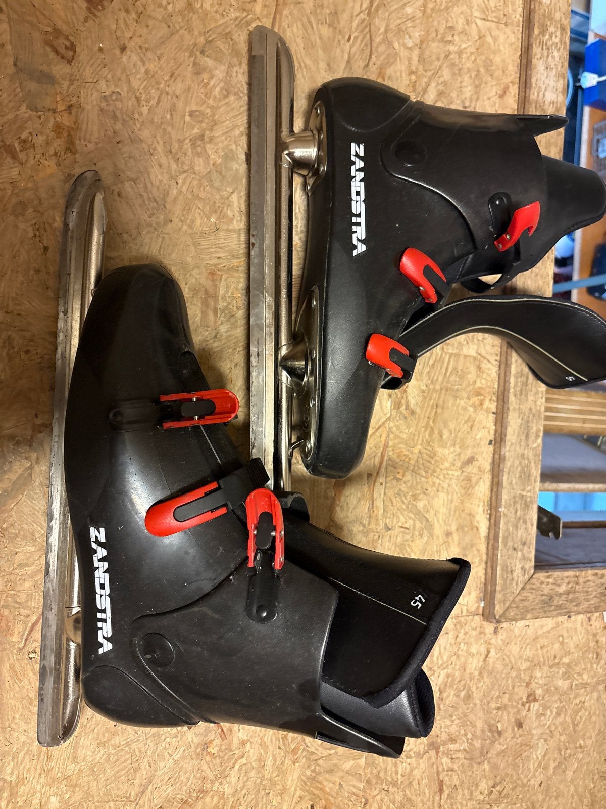 Zandstra Noren schaatsen - Maat 45, Ophalen, Gebruikt, Noren, Zandstra