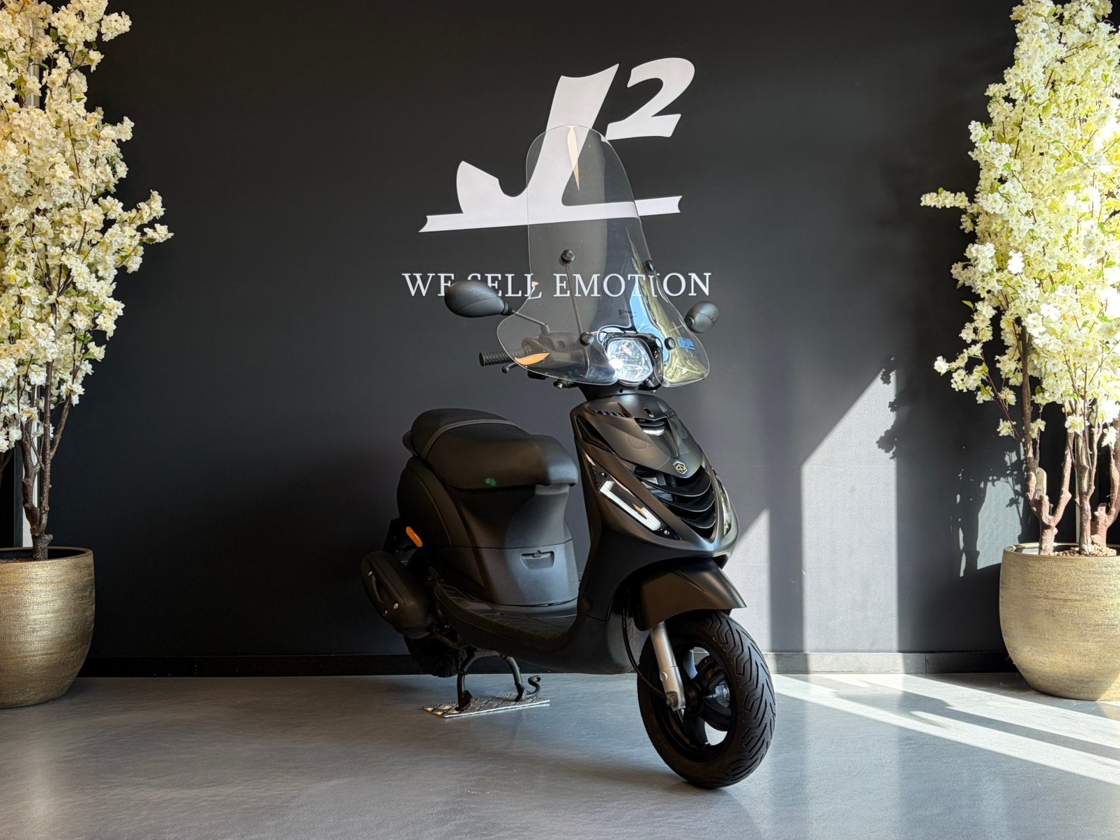 Piaggio Zip | Mat Zwart | Snor | 2019 | 10001 km, Overige modellen, ., Maximaal 45 km/u, Ophalen of Verzenden