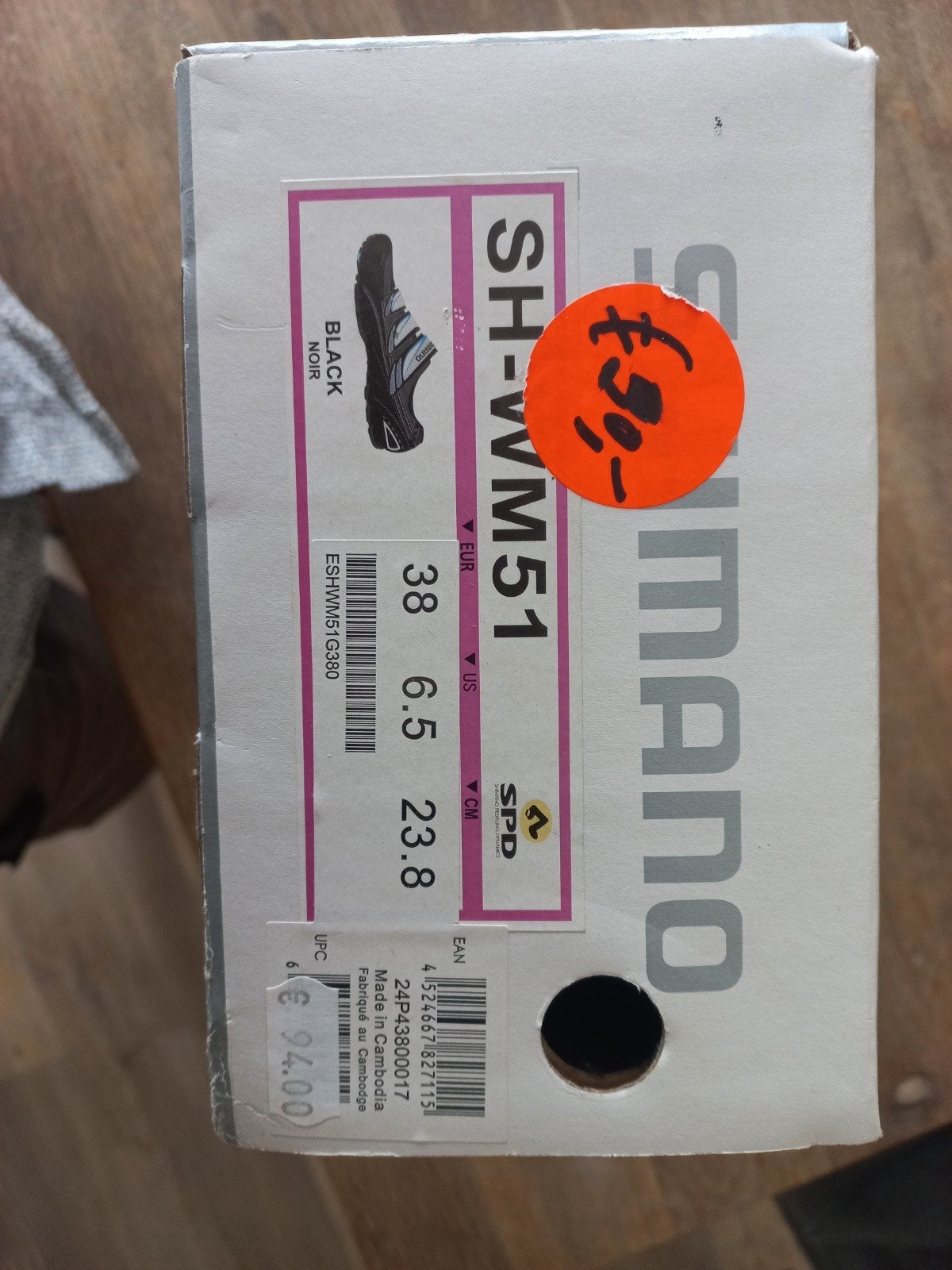Shimano WM51 SPD fietsschoenen - Maat 38, Sport en Fitness, Wielrennen, Ophalen of Verzenden, Zo goed als nieuw