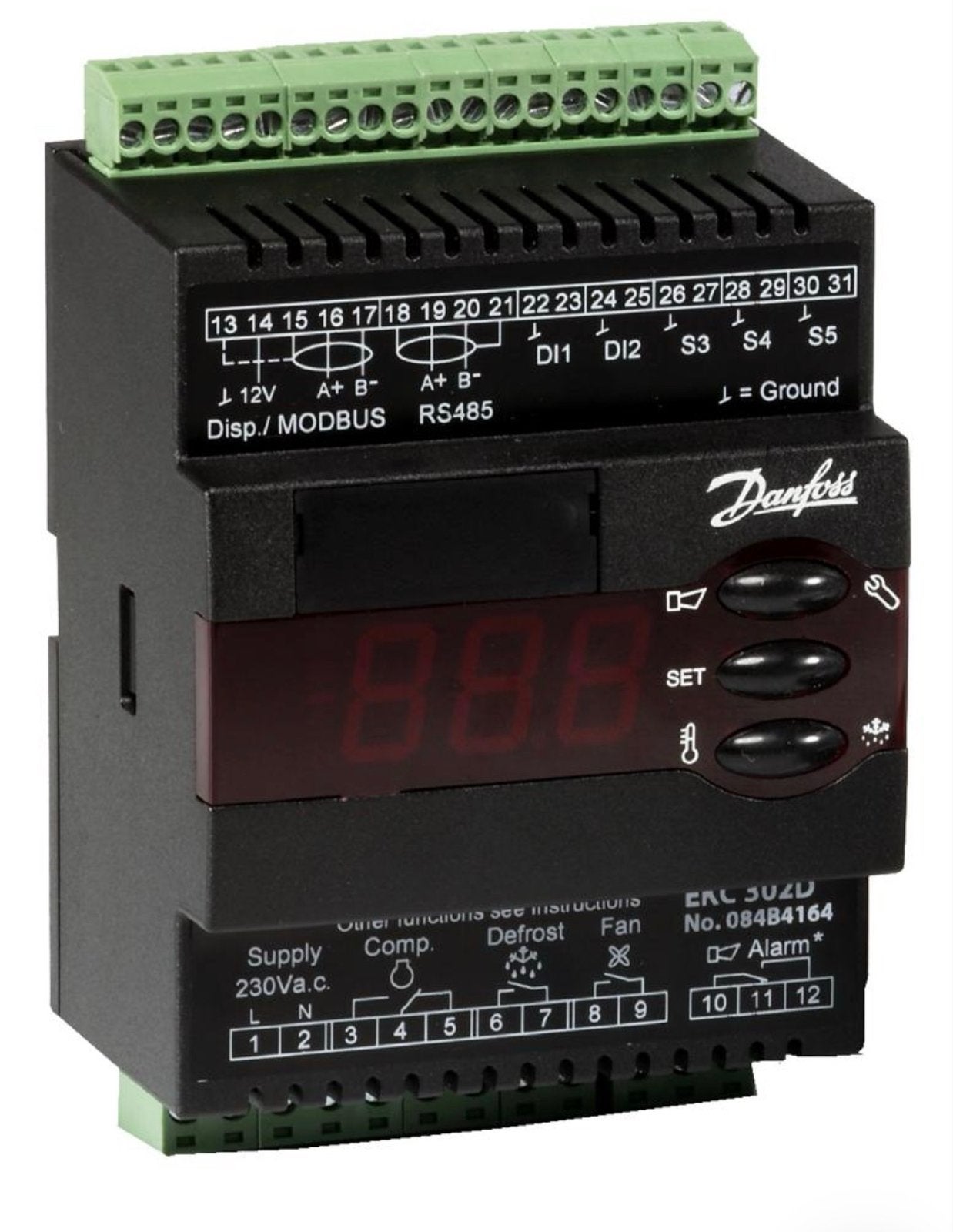 Danfoss EKC-302D Thermostaat 230V A.C. Koelregelaar, Ophalen of Verzenden, Zo goed als nieuw