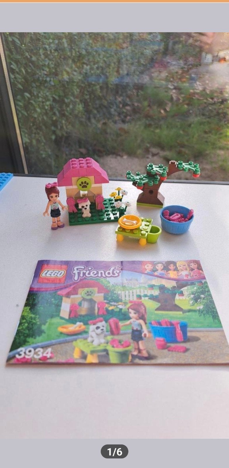 LEGO Friends 3934 Mia's Puppiehuis incl. doos, Ophalen, Zo goed als nieuw