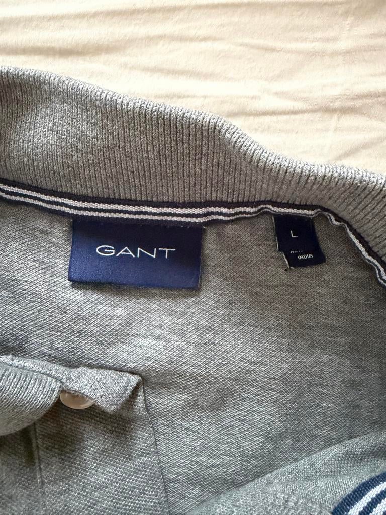 Gant Polo Grijs Maat L, Ophalen of Verzenden, Gedragen