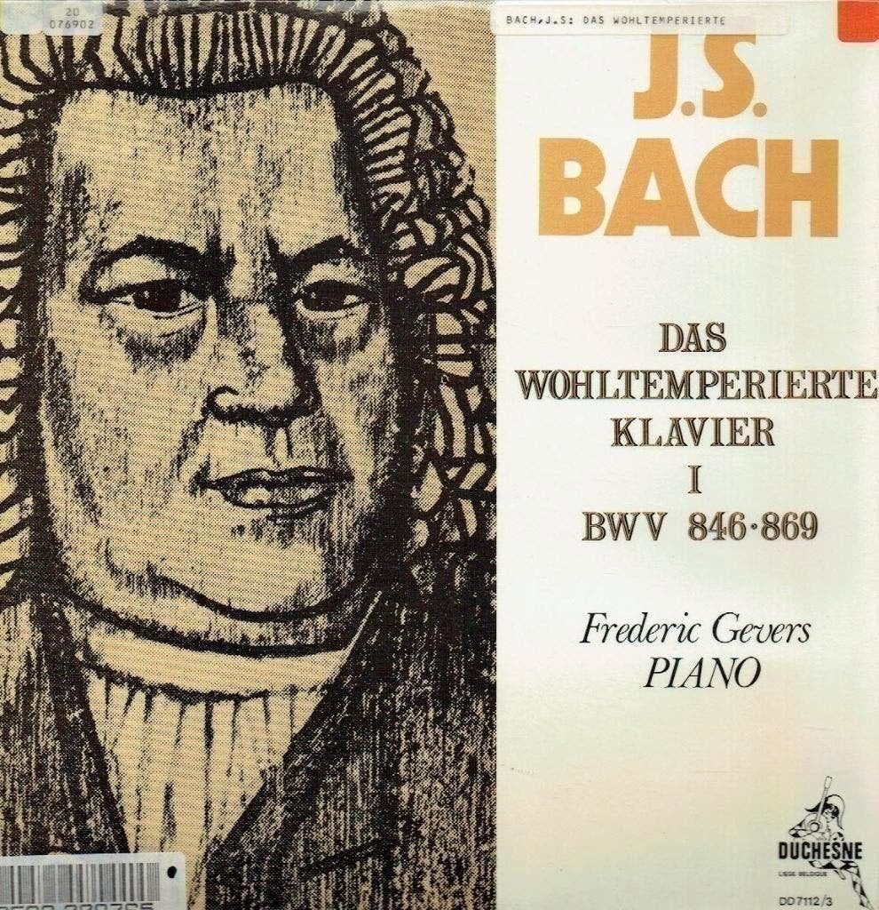 Bach–Frederic Gevers–Wohltemperierte Klavier I BWV 846·869, Kamermuziek, Verzenden, Zo goed als nieuw, 12 inch