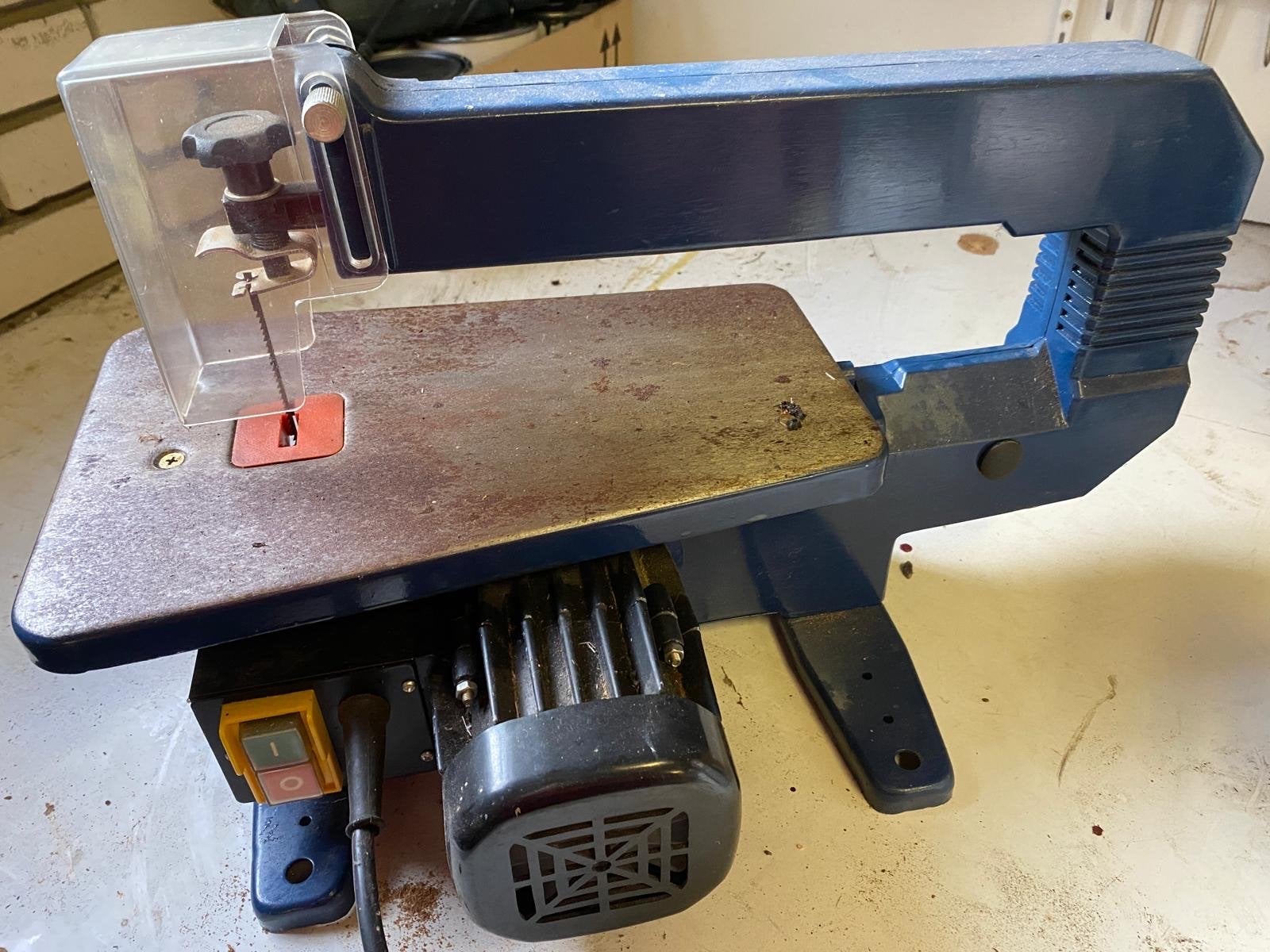 Rodeo 13” Scroll SAW Figuurzaagmachine, Ophalen, Gebruikt, 30 tot 70 mm, Figuurzaag