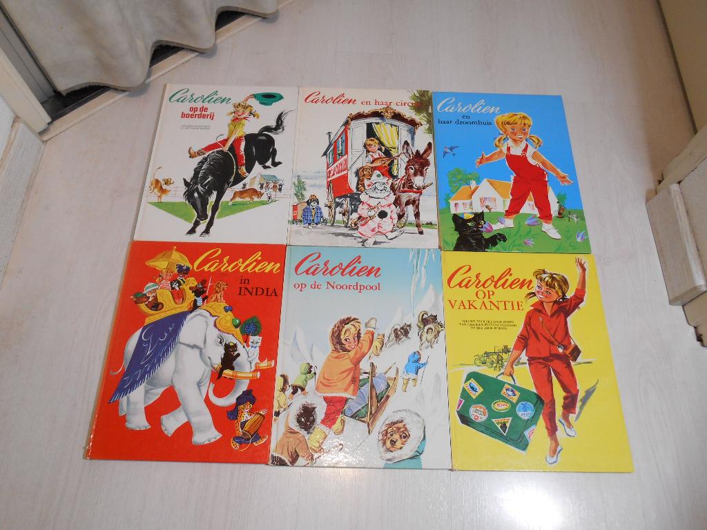 6 Carolien (jeugd)boeken uit de jaren 60, Ophalen of Verzenden, Gelezen, Fictie algemeen