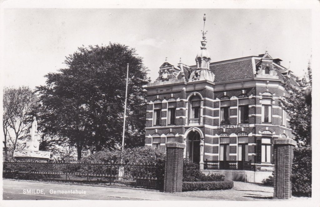 18952 Smilde gemeentehuis 1964 Uitgave N V G F Hummelen, Verzenden, 1960 tot 1980, Gelopen, Drenthe