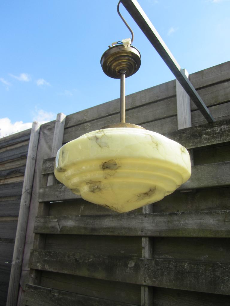 PRACHTIGE ART DECO LAMP, Ophalen, Gebruikt, ART DECO