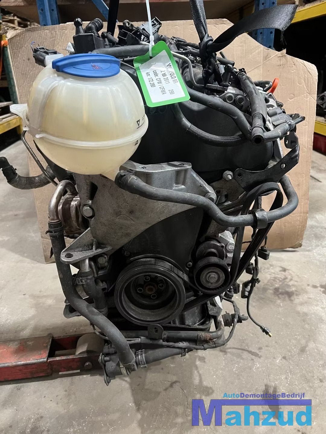 VW POLO 6R 1.2 TDI CFW CFWA Motorblok motor moteur, Auto-onderdelen, Motor en Toebehoren, Gebruikt, Volkswagen, Volkswagen AG