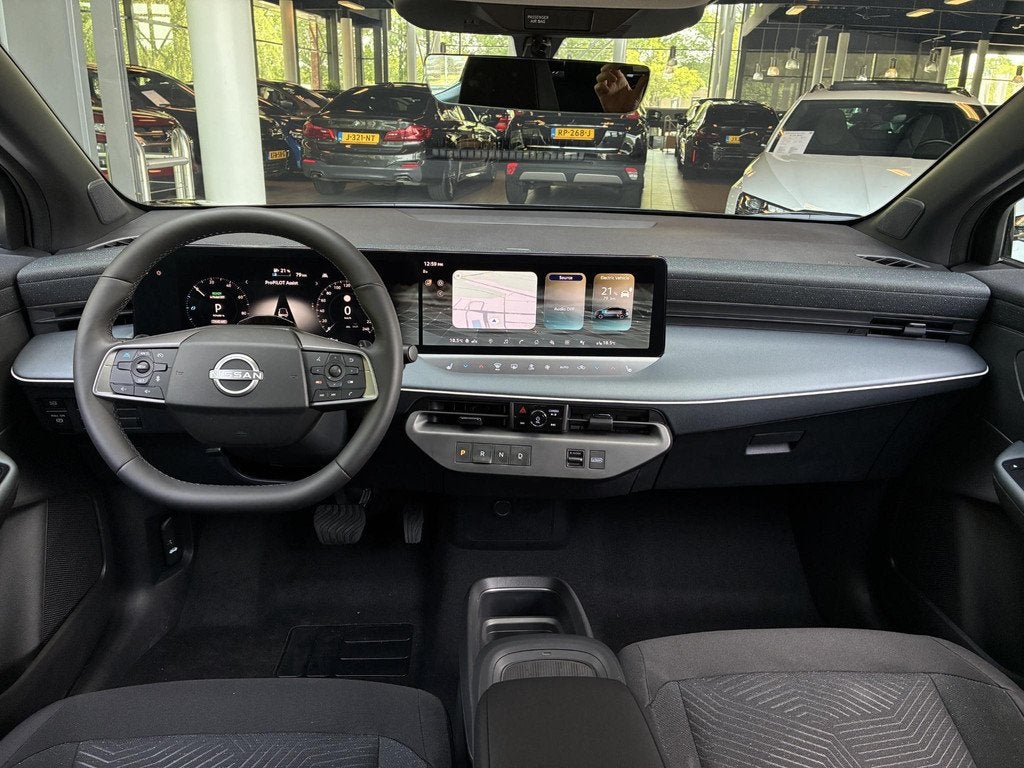 Nissan LEAF Engage Plus 52 kWh | DIRECT UIT VOORRAAD LEVERBA, Auto's, Nissan, Stof, Automatische klimaatregeling, Zwart, Nieuw