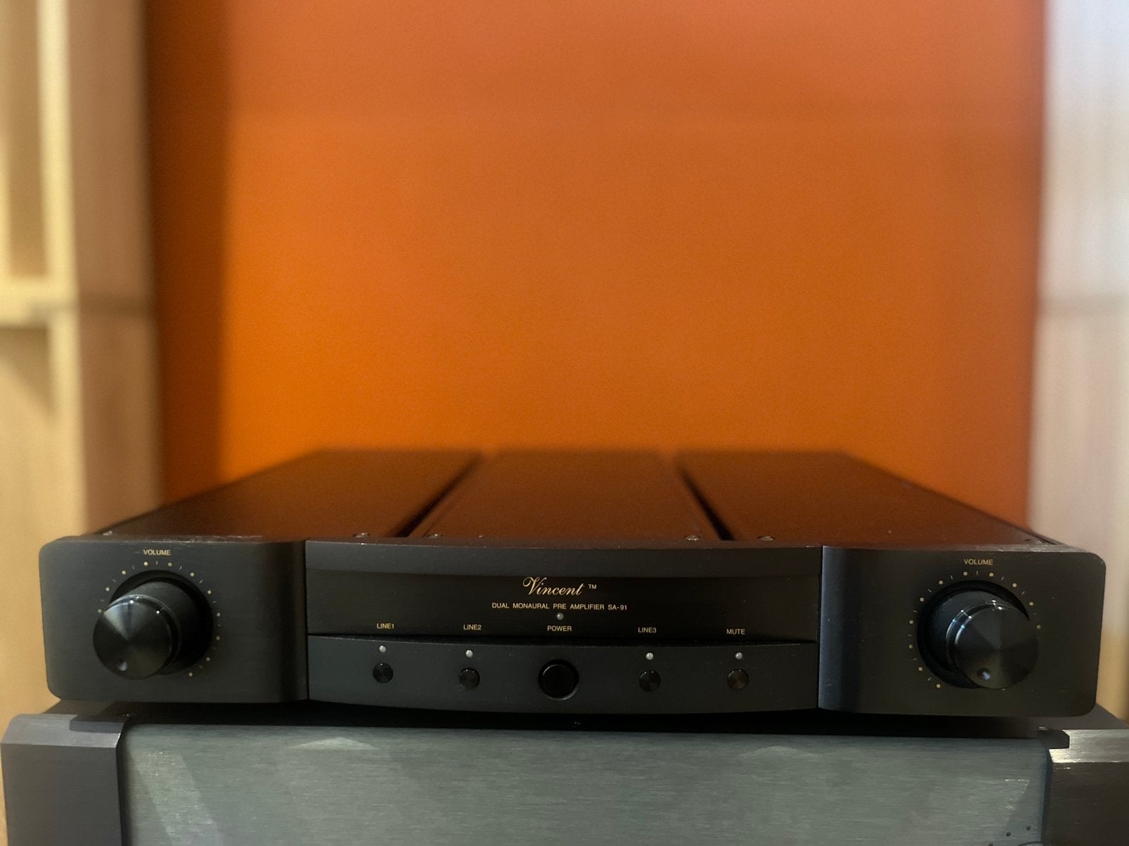 Vincent SA-91 High-End Dual Mono Voorversterker., Audio, Tv en Foto, Versterkers en Receivers, Overige merken, Gebruikt, Ophalen of Verzenden