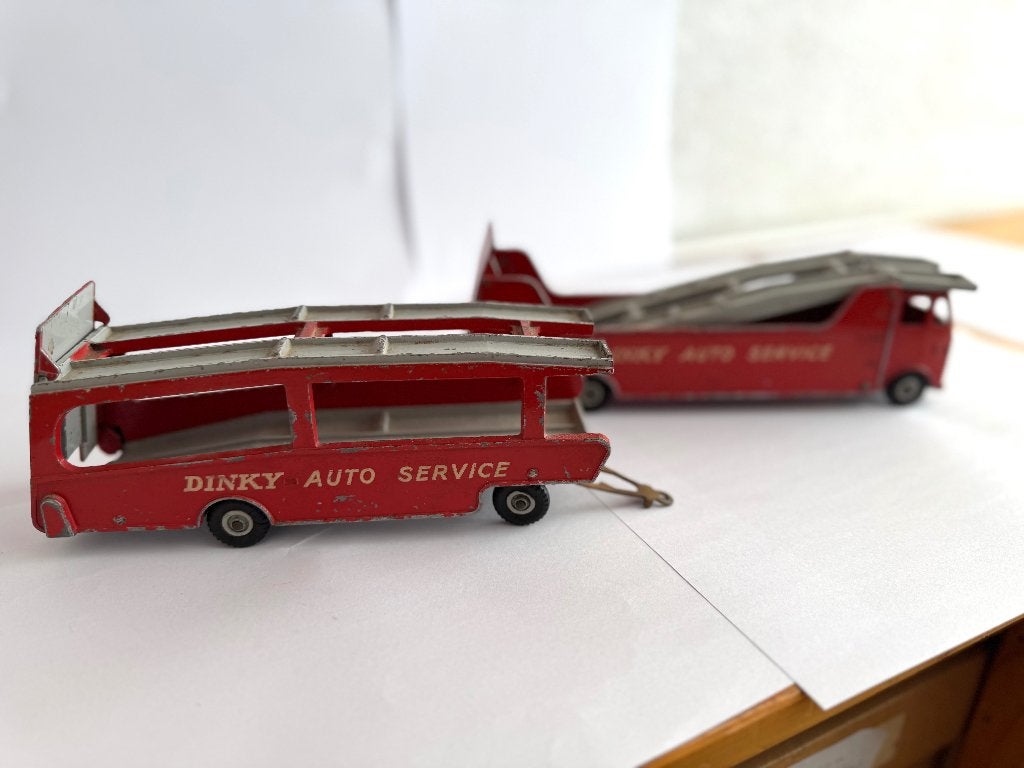 Dinky Supertoys 984 Car Carrier met Trailer, Ophalen of Verzenden, Gebruikt, Auto, Dinky Toys