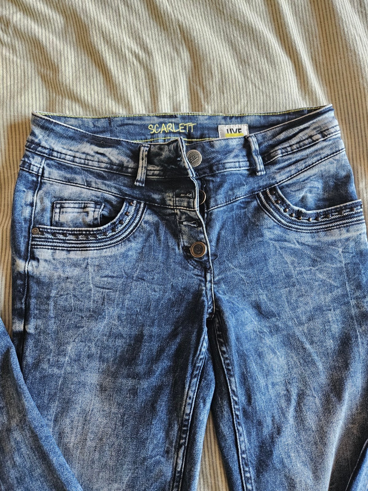 Cecil Scarlett Live spijkerbroek W28/W29 (confectie 36), Kleding | Dames, Blauw, Ophalen of Verzenden, Zo goed als nieuw, W28 - W29 (confectie 36)