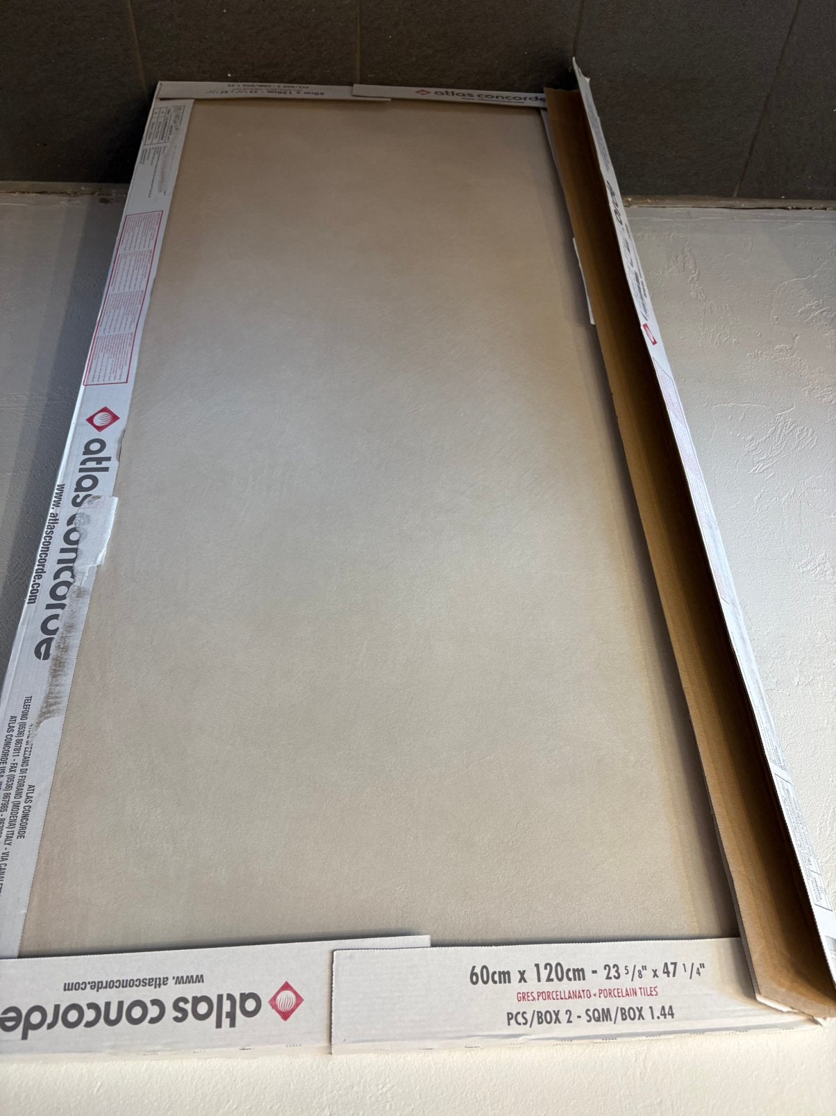 Atlas Concorde wandtegels 60 x 120 (2 stuks) natural beige, Ophalen, 60 cm of meer, Nieuw, Minder dan 5 m²