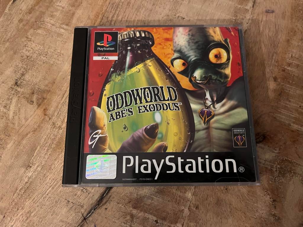 Oddworld Abe's Exoddus PlayStation 1 PS1 PAL, Spelcomputers en Games, Games | Sony PlayStation 1, Avontuur en Actie, T, Ophalen of Verzenden