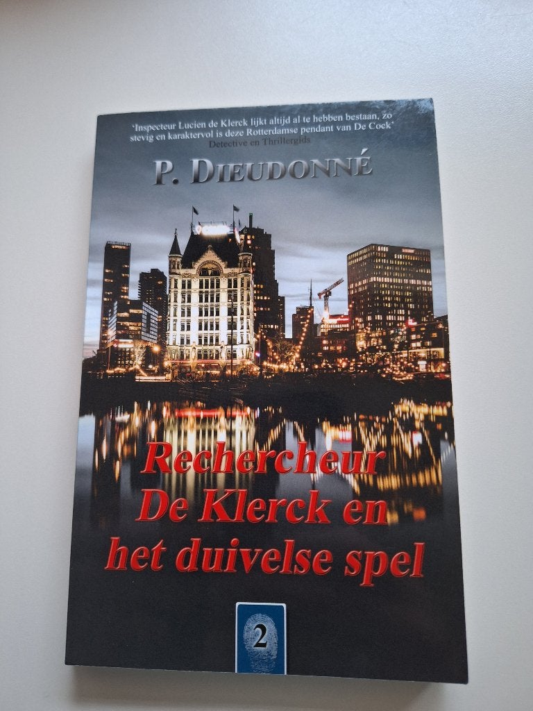 Rechercheur De Klerck en het duivelse spel, P. Dieudonné, Boeken, Ophalen of Verzenden, Gelezen, P. Dieudonné